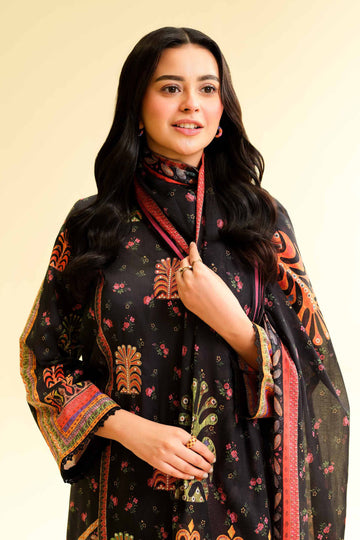 Nishat Linen 3 Piece - Digital Printed Embroidered Suit - 42501429 Online Shopping
